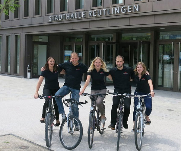 Bild von Auszubildenden der Stadthalle Reutlingen