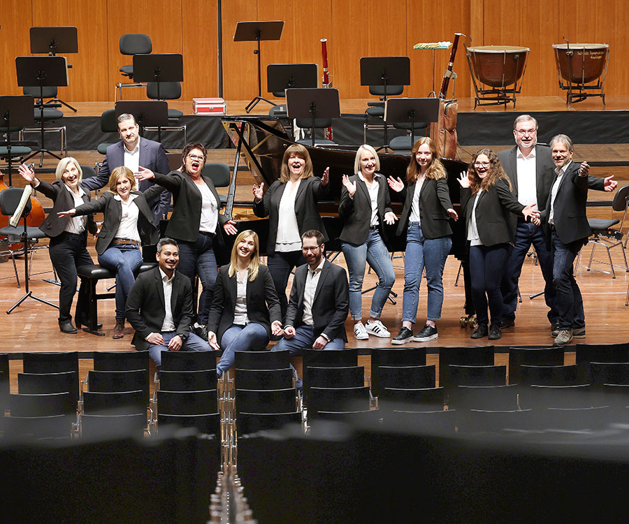 Bild vom jubelnden Team der Stadthalle Reutlingen