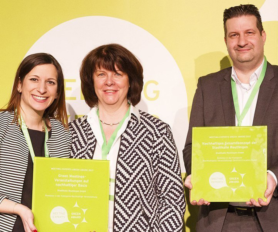 Bild der Preisverleihung beim GreenAward